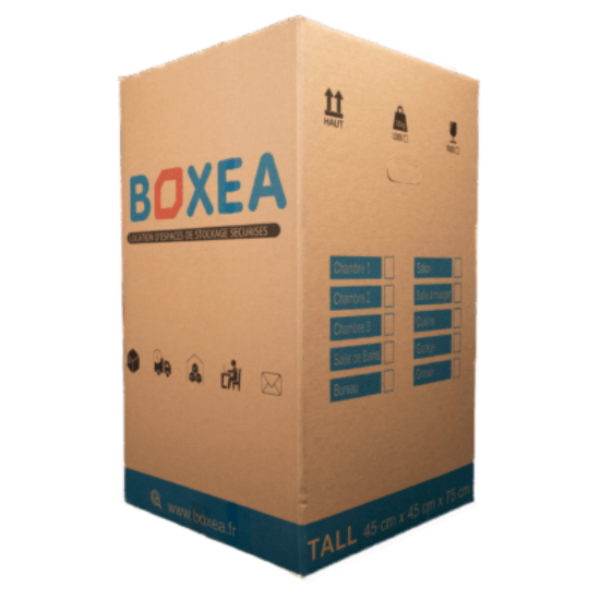 Pack 5 cartons TALL pour déménagement ou rangement