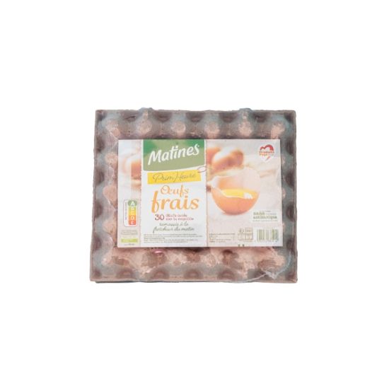 MATINES Prim’Heure – 30 Oeufs Frais – Petit Calibre