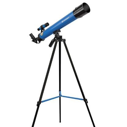 Image de Lunette Astronomique 45/600 Az - Junior - Grossissement Jusqu'a 100x - Trépied Réglable En Hauteur - Bleu