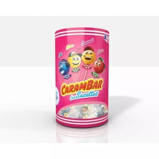 Carambar – Les Sucettes Assortiment – 1,2 kg