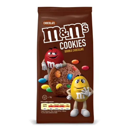 M&M’s – Cookies double chocolat