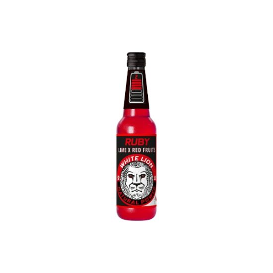 White Lion – Ruby – Fruits rouges & citron vert – 27,5 cl – 20 mg caféine