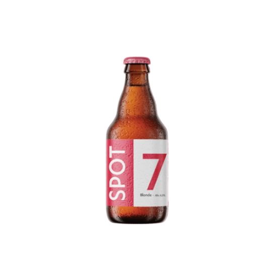 Spot 7 – Bière blonde dorée artisanale – 33 cl – 6,5 %