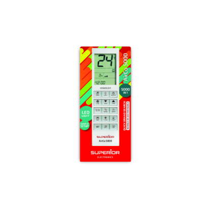 Image de Télécommande universelle climatiseur AIRCO 5000 – Compatible 5000 modèles – LCD & Minuterie