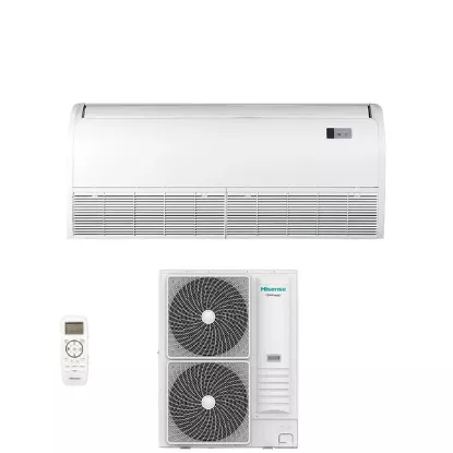Image de Climatiseur Réversible Plafond / Sol Hisense TURBO 48000 BTU – R32, 13,5 kW, Wi-Fi Optionnel, Télécommande Incluse