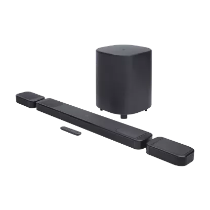 JBL Bar 1000MK2 – Barre de son 7.1.4 canaux Dolby Atmos + caisson sans fil & enceintes surround détachables
