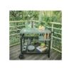 Desserte pour plancha 2 à 4 brûleurs plateau 85 × 50 cm – Livoo GS167V – kaki