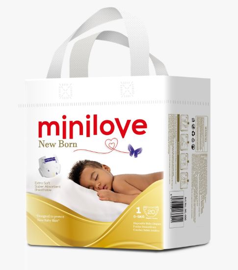 Couches Taille 1 - MINILOVE Newborn T1 - 20 couches