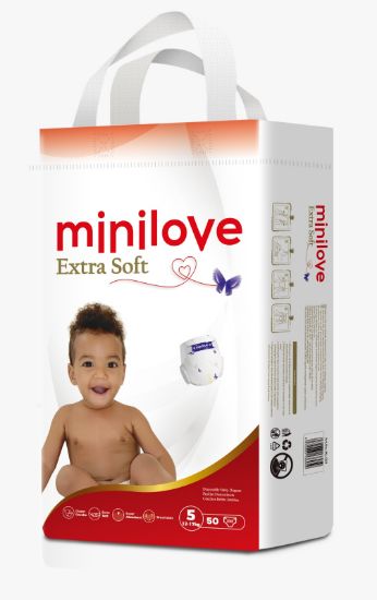 Couches Taille 5 - MINILOVE Extra Soft T5 - 50 couches