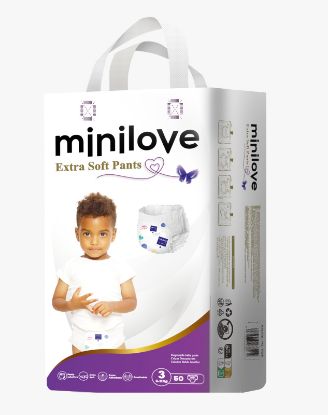 Couches Pants Taille 3 - MINILOVE Extra Soft PANTS T3 - 50 couches