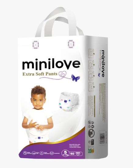 Couches Pants Taille 5 - MINILOVE Extra Soft PANTS T5 - 50 couches