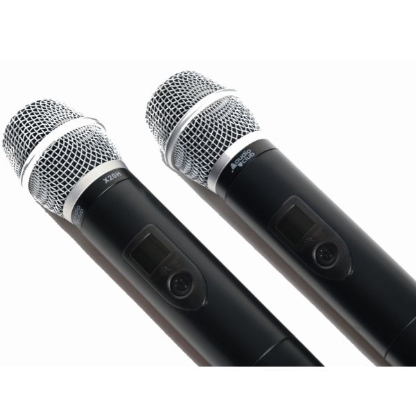 Double Micros main sans fil UHF Audio Club X202 | ChezVous.re - Faites ...
