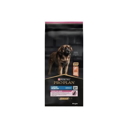 Croquettes pour chien adulte Purina PRO PLAN Large Robust Adult Sensitive Skin – Saumon – 14 kg