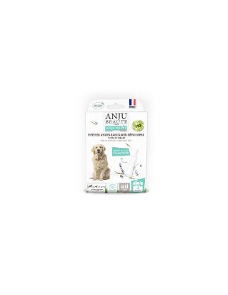 Pipettes antiparasitaires ANJU Beauté Insectifuge – Lot ×4 pour chiens de > 20 kg