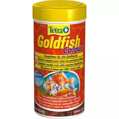 Aliment complet en flocons pour poissons rouges – Tetra Goldfish Colour – 250 mL