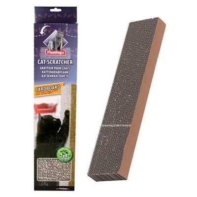Carton à griffer Flamingo – modèle pour chat, surface grattable XXL