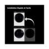 Kit de superposition lave-linge - Hisense - couleur blanc