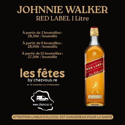Whisky Johnnie Walker Red Label 1 Litre