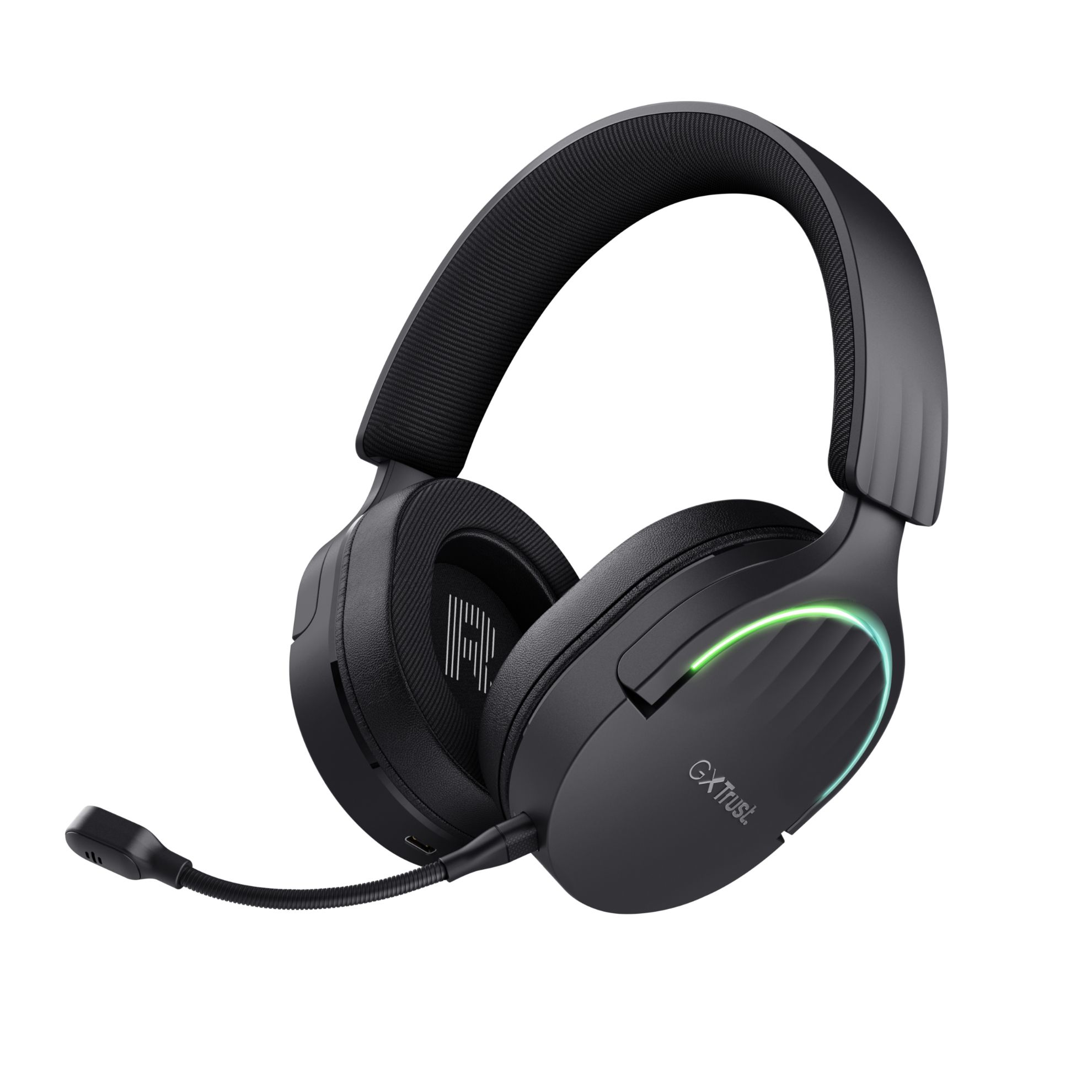 Casque gaming sans fil Trust GXT 491 Fayzo – 7.1, Bluetooth & 2,4 GHz (Noir)
