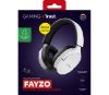 Casque gaming sans fil Trust GXT 491 Fayzo – 7.1, Bluetooth & 2,4 GHz (Blanc)