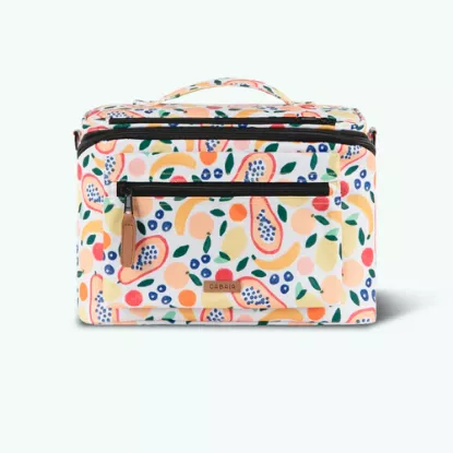 Cabaïa – Vanity de voyage (designs au choix) – Grande ouverture & poches organisées