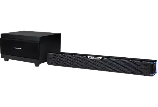 Barre de son compacte 120W avec caisson sans fil Thomson SB60BTS – Bluetooth & entrée optique