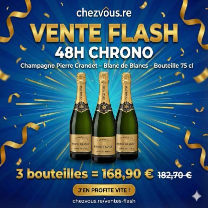 Picture of Champagne Pierre Grandet – Blanc de Blancs – Bouteille 75 cl