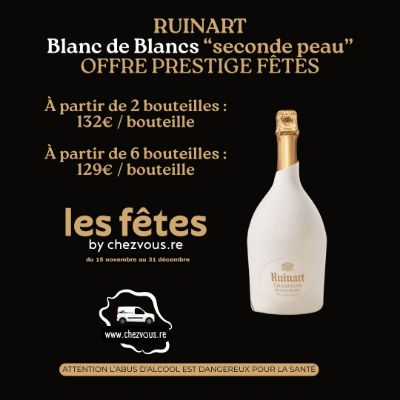 Champagne Ruinart Blanc De Blancs, étui seconde peau, 75cl, 12°