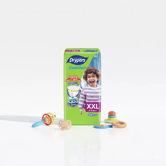 Couche Drypers ClassicPantz – Taille XXL