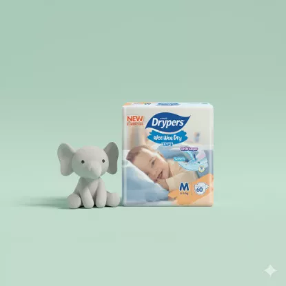 Couche Drypers Wee Wee Dry - Taille M 