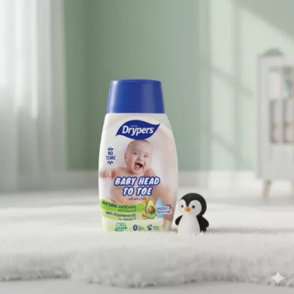 Soin Lavant Bébé Head to Toe - Avocat Naturel - Cheveux et Corps - 220ML