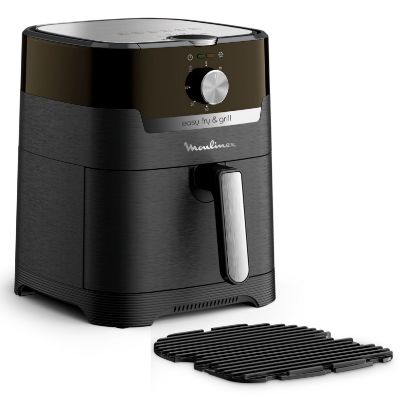 Friteuse Sans Huile Moulinex Easy Fry & Grill 2-en-1 (4.2L) - EZ501810 | Noir