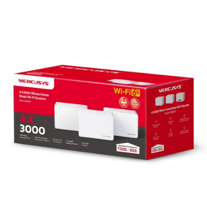 Mercusys Halo H80X WiFi 6 Mesh AX3000 (Pack de 3) | chezvous.re