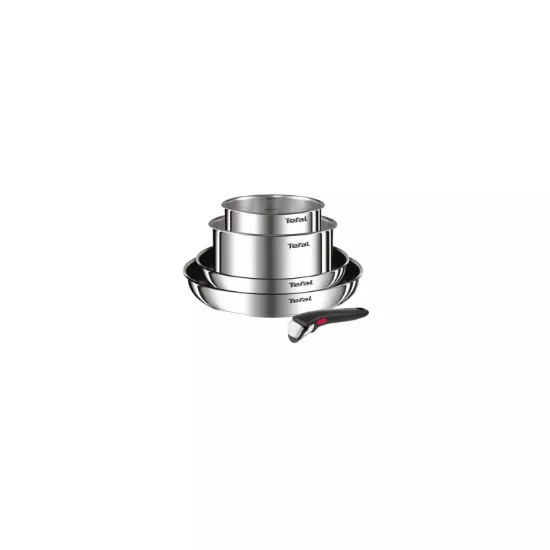 Batterie de Cuisine Tefal Ingenio Emotion Inox 5 Pièces - Induction | L897S504
