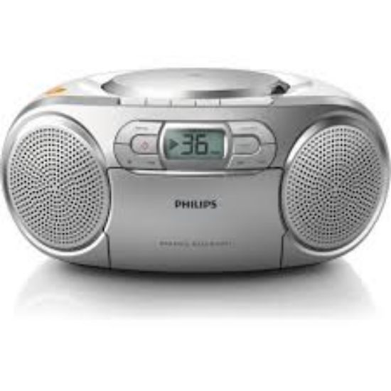 RADIO Philips K7 CD tuner FM AZ-127 Gris