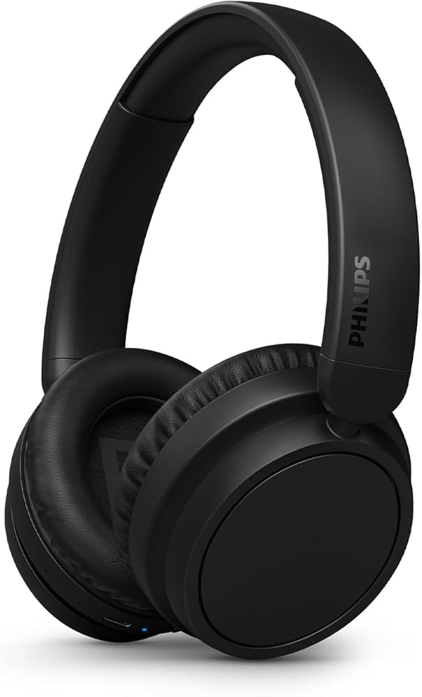 Casque Sans Fil Philips TAH5209BK 5000 Series - Bluetooth Multipoint, 65h, Circum-aural -…
