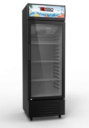 Vitrine Réfrigérée Positive Deroso 338L - Froid Ventilé - Noir - DRK-VIT1P300