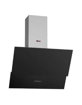 Hotte Décorative Deroso 60cm - Verre Noir - 386 m³/h - DR-HDE60