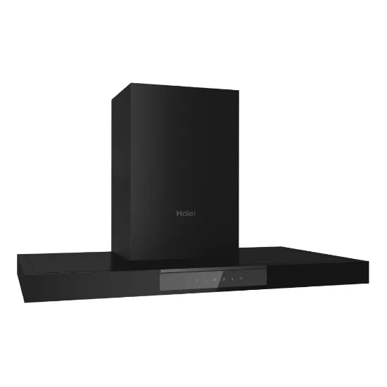 Hotte Décorative Box Haier 90cm - Connectée Wi-Fi - Noir - HATS9DS46BWIFI