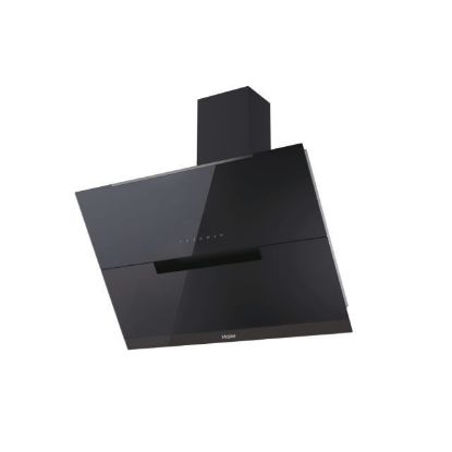 Hotte Décorative Inclinée Haier 90cm - Connectée Wi-Fi - Verre Noir - HADG9CS46BWIFI
