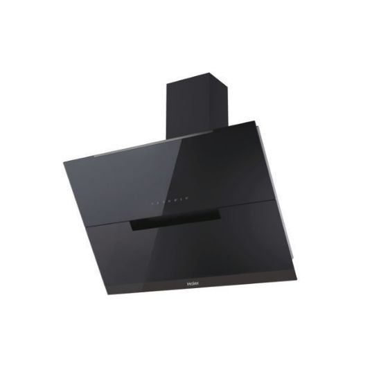 Hotte Décorative Inclinée Haier 90cm - Connectée Wi-Fi - Verre Noir - HADG9CS46BWIFI