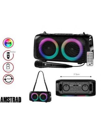  Enceinte Sono Mobile Amstrad Blaster DJ 300 (300W) - Bluetooth & LED