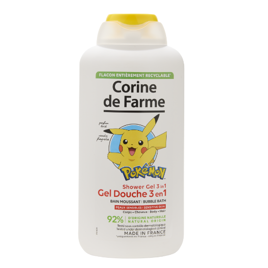 Corine de Farme - Gel Douche et Bain Moussant Pokémon 3 en 1 (500 ml)