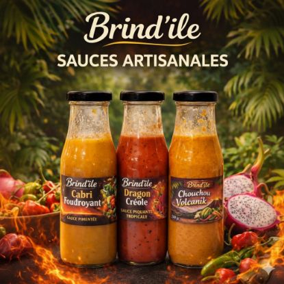 Sauce Piquante Tropicale Dragon Créole (Pitaya) - Brind'ile | 240g