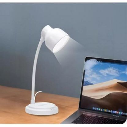 Lampe de chevet Big Ben 3 en 1 : chargeur induction 15 W et enceinte 5 W