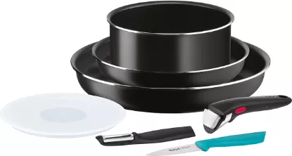 Set 7 pièces Tefal Ingenio Essentials - Poêles, Casserole & Accessoires | Tous feux sauf Induction