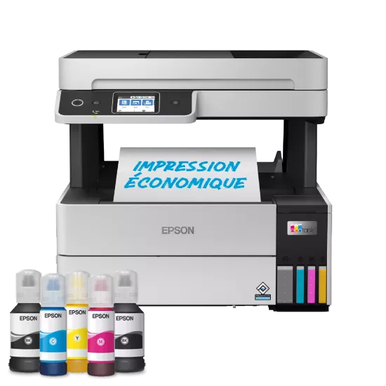 Imprimante Multifonction Epson EcoTank ET-5170 A4 - Wi-Fi, Fax & Recto-Verso