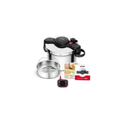 Autocuiseur SEB Clipso Now 9L Inox - Minuteur Intelligent | P4904950