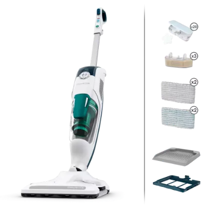 Aspirateur Nettoyeur Vapeur 2-en-1 Rowenta Clean & Steam Revolution | RY7777WH