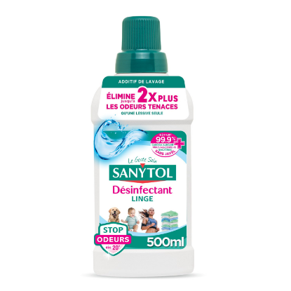 Désinfectant Linge Anti-Odeurs Sanytol Fraîcheur Active - 500ml